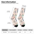 thumbnail image 2 of Lsque Cute Tennis Racket Printed Men's Crew Socks, Soft Durable Breathable Moisture-Wicking with Odor Control Cotton socks, 2 of 6