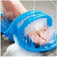 thumbnail image 3 of 2 uds (azul) masajeador de pies, ducha de baño, cepillo para lavar los pies, cepillo para zapatos, depurador limpio, exfoliar, 3 of 5