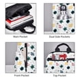 thumbnail image 4 of Naloa Turtles And Corals Print Lightweight DayBackpack Suitable for school, work, shopping, travel, etc., 4 of 5