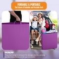 thumbnail image 3 of FDW 4'x10'x2" New Folding Panel Gymnastics Mat, Perfect for Indoor/Outdoor Exercise(Purple), 3 of 7