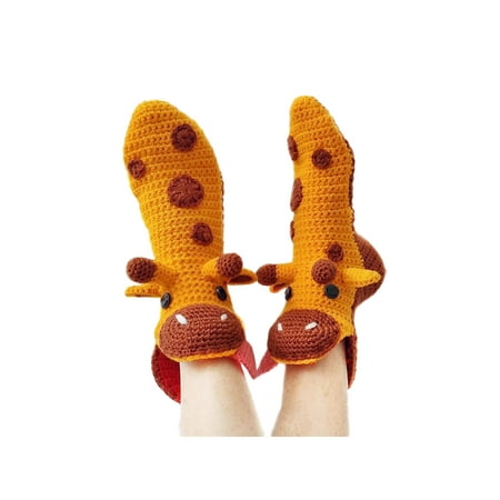 

Pybcvrrd Men Women Winter Socks Knit Warm 3D Novelty Animal Wide Mouth Crew Socks
