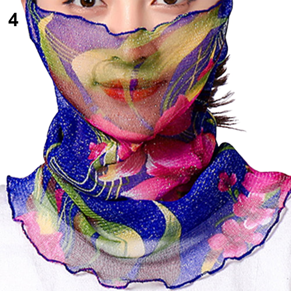 Details about   Women Soft Breathable Sun  Face  Neck Gaiter Headband Gracious 