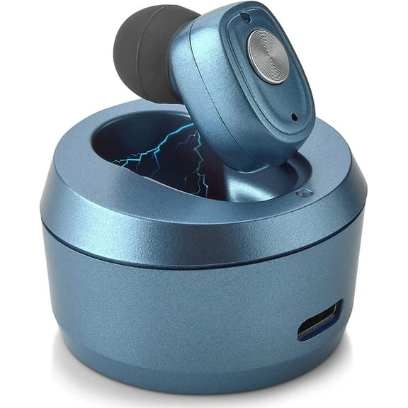 MEDca Rechargeable Hearing Amplifier with Noise Cancelling for Seniors & Adults, Blue Single