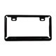 thumbnail image 1 of Marco inoxidable premium con soporte para 2 orificios para placas de matrícula, ideal para la decoración de vehículos. Negro, 1 of 8