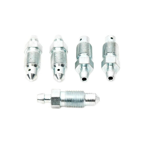 Genuine AC Delco For Ram 1500 2011 12 13 14 2015 Brake Bleeder Screw | Front | Silver | Made Of Steel | Hex Head | Fine Thread | Excluded Cap