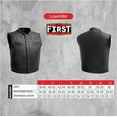 thumbnail image 2 of First Mfg Co - Lowrider - Men's Motorcycle Biker Riding Black Twill Vest - 2X Large, 2 of 4
