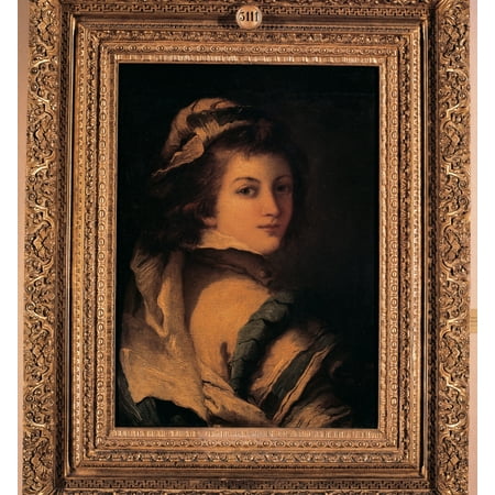 Uffizi Gallery - Tiepolo Giandomenico Portrait Of A Page 18Th Century Oil On Canvas Italy Tuscany Florence Uffizi Gallery Everett CollectionMondadori Portfolio Poster Print