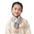thumbnail image 3 of Esaierr Baby Girls Boys Warm Scarf for Kids Winter Long Scarf Cozy Cartoon Scarfs for Toddler, 3 of 6
