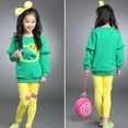 thumbnail image 5 of Ropa infantil de Hello Kitty, ropa deportiva de dibujos animados para niñas de primavera, traje bonito bordado elástico para bebé, traje de dos piezas de manga larga, 5 of 5