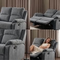 thumbnail image 4 of Love Seat Reclinable Easy Living Monza Gris Oxford, 4 of 6
