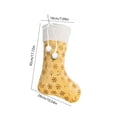 thumbnail image 3 of JeashCHAT 18inch Christmas Stockings, Glitter Sequin Snowflake Christmas Stockings with White Super Soft Plush Cuff and Bow for Xmas Tree Fireplace Family Holiday Decor Gifts, 3 of 6