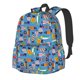 thumbnail image 1 of Disketp Cute Flat Fish Mochila Escolar de Gran Capacidad y Peso Ligero, Mochila de Viaje Ideal para Escuela, Trabajo y Uso Diario, Cómoda y con Estilo, 1 of 8