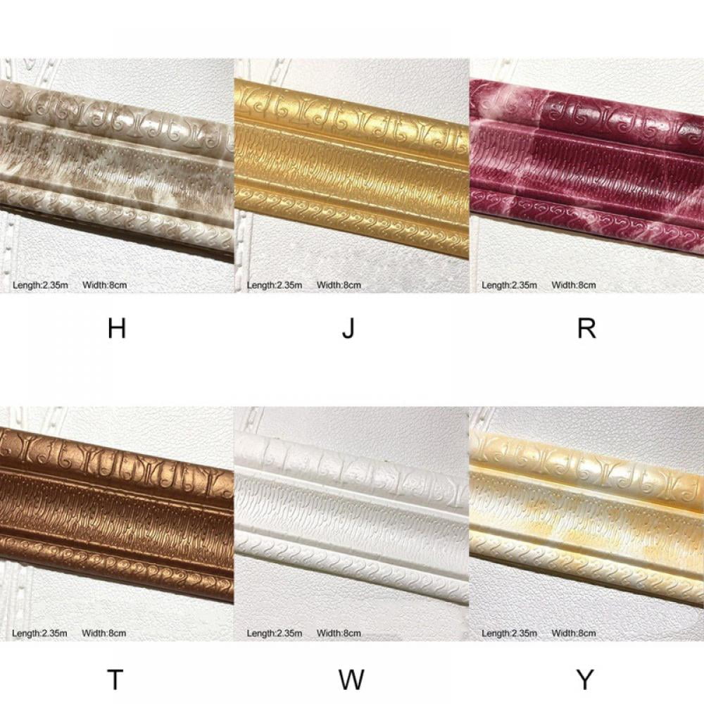 Buy JANDEL 3D Wall Borders line Sticker Peel and Stick Wall Edges