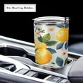 thumbnail image 5 of SKYSONIC Lemons Tumbler Stainless Steel Double Wall Vacuum Reusable Insulated Mug with Straw and Built-in Coaste for Cold and Hot Beverages, 20oz, 5 of 7