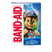Band-Aid Brand Adhesive Bandages Featuring Nickelodeon Paw Patrol, Assorted Sizes, 20 Count