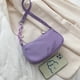thumbnail image 4 of Bolso 3 bolsos casuales de nailon simple para mujer, bolsos de hombro para uso diario (púrpura), 4 of 6