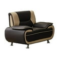 thumbnail image 6 of Kingway Furniture Lilian Faux Leather Livingroom Chair in BlackBeige, 6 of 6
