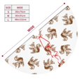 thumbnail image 3 of Sikiie Retro Squirrel 30-48 inches {designName} Print Christmas Tree Skirt Snowman Xmas Tree Skirt with Edge Christmas Decorations for Holiday Party36", 3 of 7