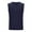 Navy1, variant on SHTXOZHI Mens Fall Winter Sweater Vest V Neck Sleeveless Cable Knitted Solid Color Pullover Sweater