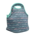 thumbnail image 2 of Built Gourmet Getaway Neoprene Lunch Bag - Insulated, Reusable, & Machine-Washable Lunch Tote for Hot and Cold Food Storage, Lightweight & Reusable - One Size (Scallop Stripe), 2 of 4