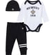 thumbnail image 1 of Gerber NFL Team - Conjunto de mono de 3 piezas para bebé, pantalón y gorra activos, Saints 0-3 meses, 1 of 1