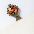 thumbnail image 5 of Maple leaf pumpkin Vintage Copper-Colored Lace Bookmarks: Stunning Stainless Steel Bookmarks, Ideal Gift for Readers and Book Lovers - Set of 2, 5 of 5