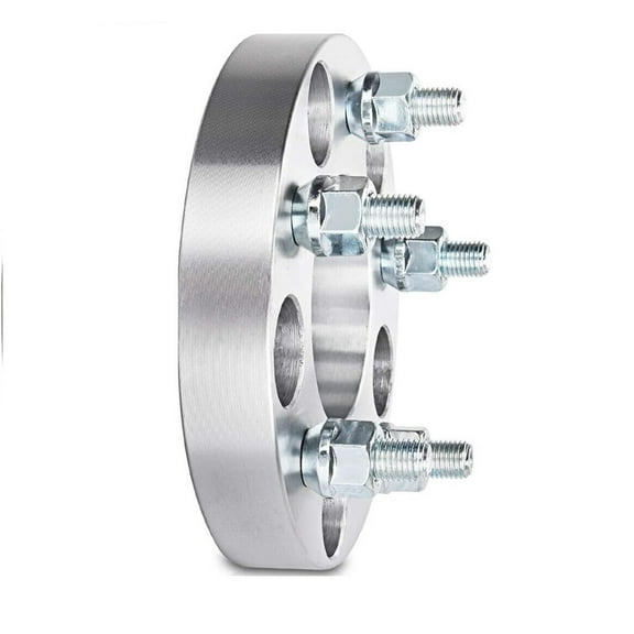 5x105 to 5x110 Wheel Spacers Adapters 1" Inch 12x1.5 Compatible with 5x110 Rims on Cruze Grade 12.9 Studs One Piece