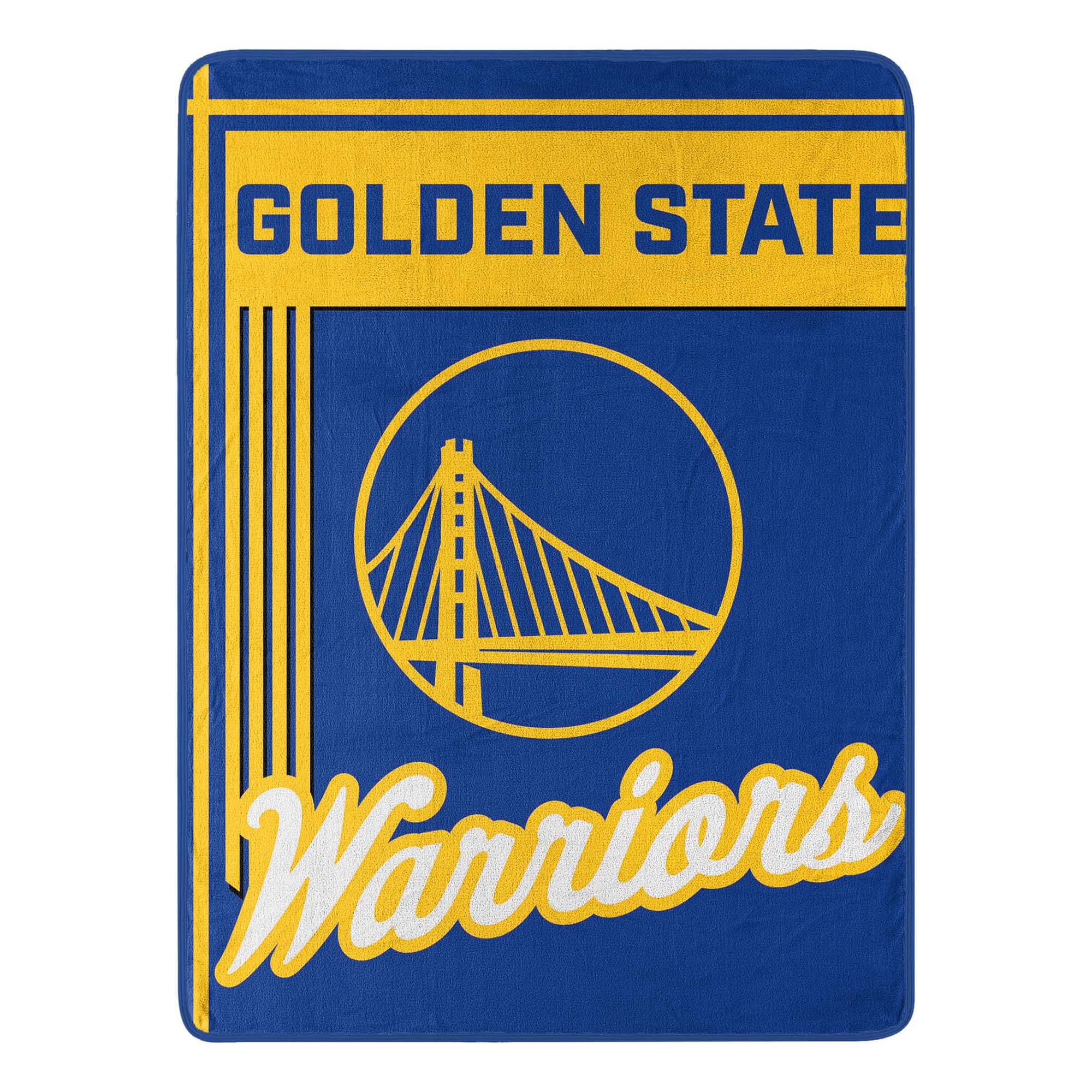 Golden State Warriors Northwest NBA Officially Licensed Microfiber Throw Blanket - 46" x 60"