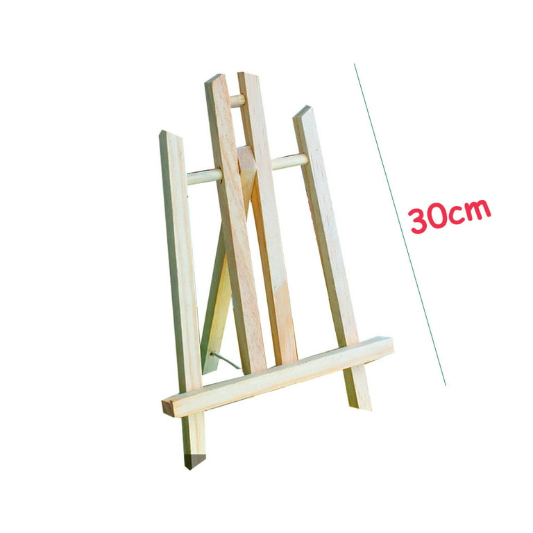 Wood Table Top Easels, Bulk Easel Stands for Painting Canvases (13.8 in, 12  Pack)