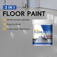 thumbnail image 4 of 3 in 1 Epoxy Floor Paint Water-Based Wear-Resistant Coating for Concrete Cement Floor Household Garage Patio Basement Floor Paint Light Green 0.5L, 4 of 9