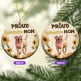 thumbnail image 2 of Proud Labrador Retriever Mom Happy Mother's Day with Love Ceramic Round Ornament Lab Dog Lover Gifts Home Tree Decor - 02003, 2 of 5