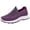 Purple, variant on Womens Walking Sneakers Sock Shoes Slip-On Breathable Mesh Trainers Women's Comfortable Casual Ladies Air Cushion 2026 Athletic Shoes Running Jogging Soft Shoes Purple 7 Wide