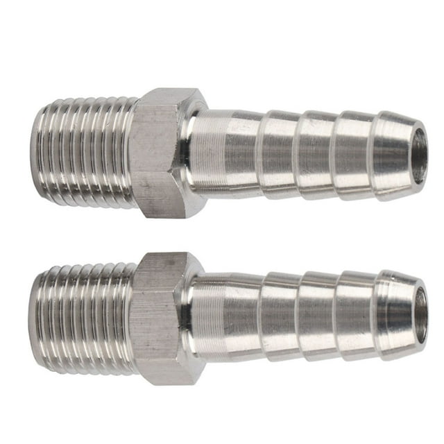 Anti-Corrosion Female Thread Pipe Fitting, Barb Joint, Anti-Rust Conveying Compressed Air For Pneumatic Equipment Easy Plugging Fast Connection BSPT1/4-10mm