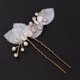 thumbnail image 3 of Boda nupcial flor de material perla alfileres de cabellero de cristal pinzas de decoración, 3 of 9
