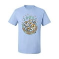 thumbnail image 2 of Wild Bobby I Only Told The Moon, Moon Phases Daisies and Butterflies Vintage Men Tee, Light Blue, XX-Large, 2 of 6