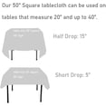 thumbnail image 4 of GFDYREE Sequin Tablecloth, Christmas Tree Skirt, Sequin Table Overlay Square, 50x50, 4 of 7