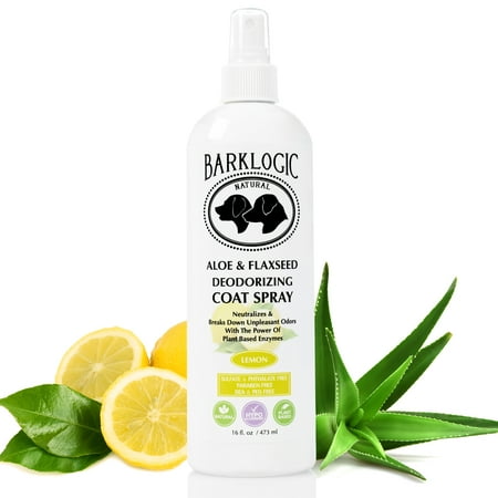UPC: 0040232101960 | BarkLogic Aloe & Flaxseed Deodorizing Coat Spray – Lemon Tree
