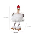 thumbnail image 3 of Hkapeg Handmade Thanksgiving Turkey Doll Polyester Spandex Fall Tabletop Centerpiece Harvest Festival Home Decor Giftable Ornament Fall Decor 17x8x9cm, 3 of 6