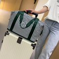 thumbnail image 5 of La bolsa de asas del gimnasio del bolso del fin de semana del petate durante la noche con el bolsillo separado seco y mojado, 5 of 5