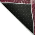 thumbnail image 3 of Addison Rugs Chantille Indoor/Outdoor Transitional Geometric Burgundy Washable Rectangle Rug, 5' x 7'6", 3 of 6
