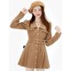 thumbnail image 1 of Vestido corto plisado elegante de estilo coreano para mujer, minivestido de fiesta Vintage francés, abrigo Retro cálido, otoño e invierno, 2022, 1 of 4