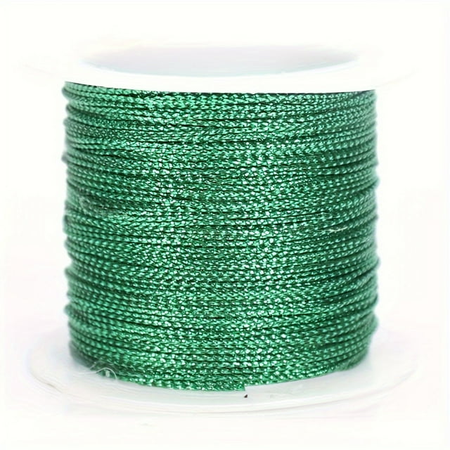 KEINXS 66ft Metallic Tinsel Rope - Vibrant Colors for DIY Crafts Gift Wrapping Jewelry Making & Christmas Decorations - Polyester - For Crafters DIY Enthusiasts & Holiday Decorators -