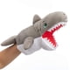 thumbnail image 3 of Marioneta de mano HollyHome con forma de tiburón de peluche, 33 cm, 3 of 7