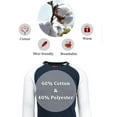 thumbnail image 4 of GBH Mens Long Sleeve Raglan Waffle Knit Tee (S-5XL), 4 of 6