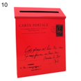 thumbnail image 1 of Retro Metal Wall Mounted Mailbox Bucket Newspaper Letter Box Post Garden Decor, 1 of 10