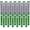 Gray/green, variant on Multi Compound Golf Grips,Golf Club Grips midsize Standard Size,13 Grips Set,6 Colors Optional,Anti-Slip High Stability, Weather Cord Rubber Golf Club Grips
