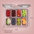 thumbnail image 3 of COOK WITH COLOR Snack Container with Ice Pack, Food Storage Containers, Meal Prep Containers, Pink, 3 of 9