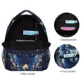 thumbnail image 4 of ALAZA A Rhino Pattern School Backpack Elementary Stylish Bookbag Laptop Bags Travel Daypack, 4 of 9