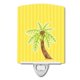 thumbnail image 1 of "Treasures Palm Tree Lámpara de noche de cerámica, amarillo, 6"" x 4""" Caroline's Treasures BB8641CNL, 1 of 1