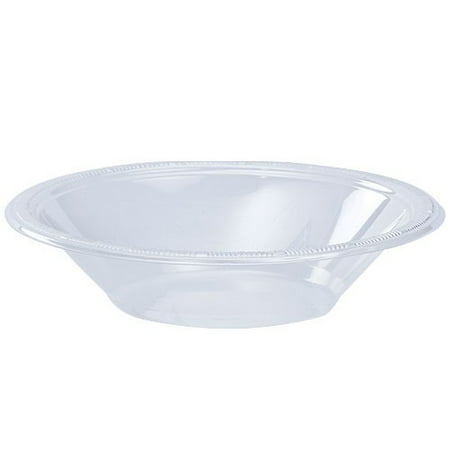 - Hanna K Clear Plasticware Plastic Bowl, Round, 12 Oz, Clear, 50 Ct
